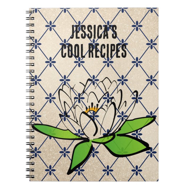 Customizable Notebook. Change the name/text Notebook (Front)
