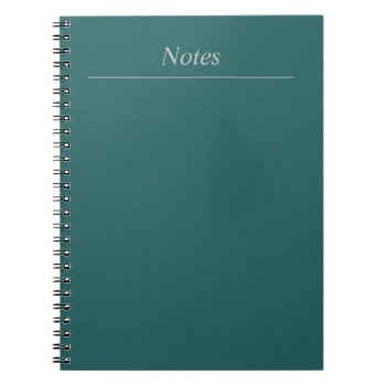 Customizable Notes Spiral Notebook by ops2014 at Zazzle