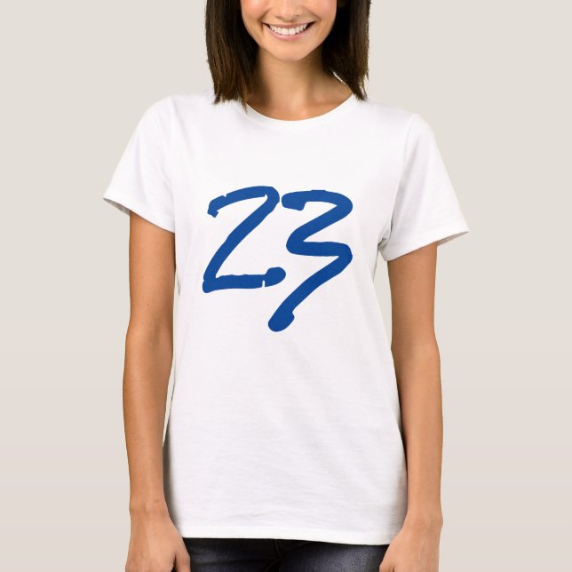 Customizable Number 23 T-shirt Design (Front)