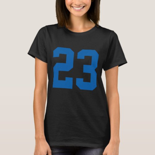 Customizable Number 23 T_shirt design Soccer