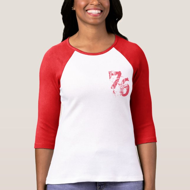 customizable number-76 t-shirt design (Front)
