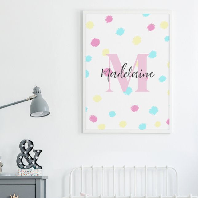 Customizable Nursery Girls' Room Poster (Creator Uploaded)
