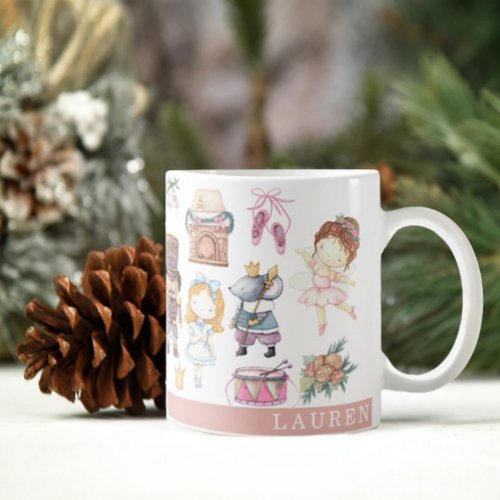 Customizable Nutcracker Ballet Christmas Mug