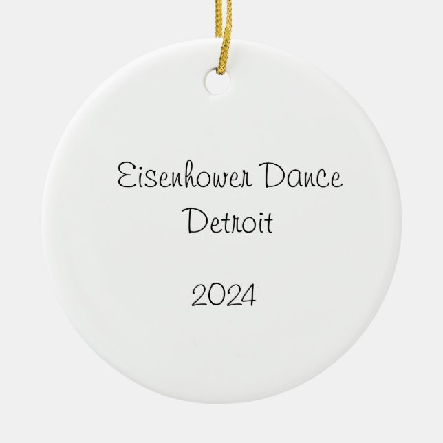 Customizable Nutcracker  Mom/Snow/Flowers/Marzi Ceramic Ornament (Front)
