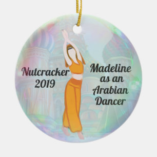 Customizable Nutcracker Ornament - Arabian Dancer