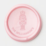 Customizable Nutcracker Wax Seal Stamp Wax Seal Sticker<br><div class="desc">Introducing our exquisite Nutcracker Wax Seal Sticker, perfect for adding a personalized touch to your belongings or gifts. With a simplistic yet enchanting nutcracker emblem centered, this seal sticker can be customized with your family name, making it a cherished keepsake or a delightful gift. The elegance of the nutcracker design...</div>