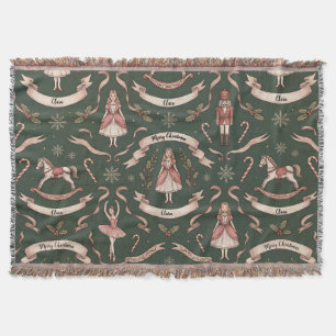 Customizable Nutcraker Throw Blanket