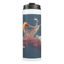 Customizable Octopus Thermal Tumbler Personalized 