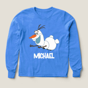 Customizable Olaf   Sliding Tri-Blend Shirts
