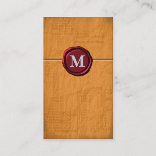 Customizable Monogram businesscards business card templates