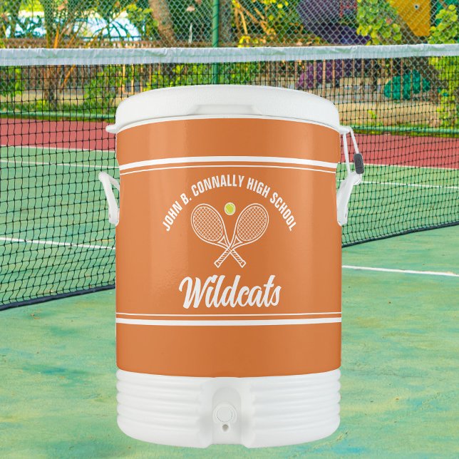 Customizable Orange Tennis Team Beverage Cooler (Creator Uploaded)