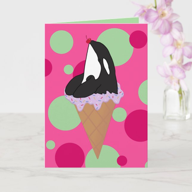 Customizable Orca Killer Whale   Postcard (Orchid)