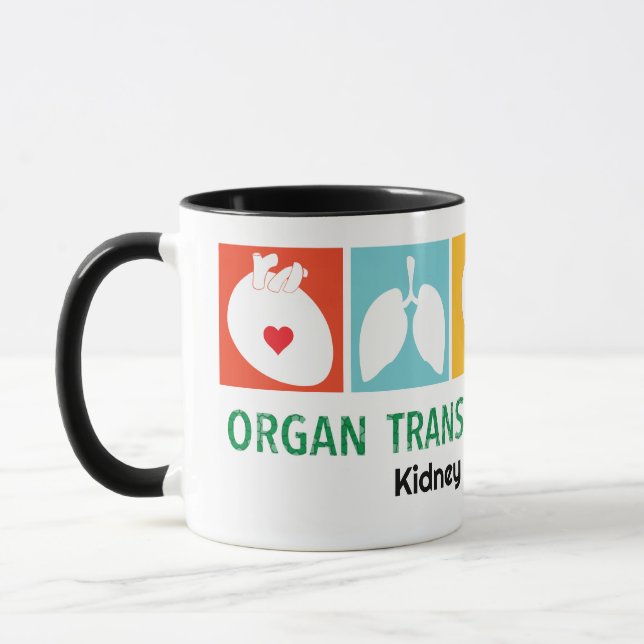 Customizable Organ Transplant Mug  (Left)