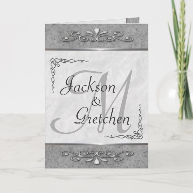 Customizable Ornate Wedding Invitations (Front)
