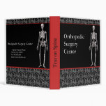 Customizable Orthopedists Notebook with Skeleton Binder
