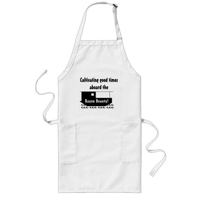 Customizable Oyster Boat Long Apron (Front)