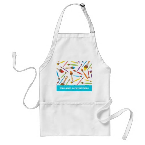 Customizable painting fun crafting apron