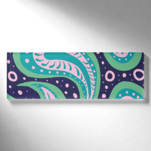 Customizable Paisley Name Tag