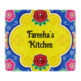 Customizable Pakistan Truck Art Glass Cutting Boar Cutting Board