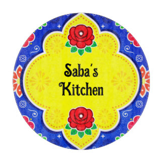 Customizable Pakistan Truck Art Glass Cutting Boar Cutting Board