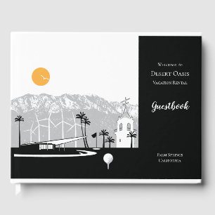 Customizable Palm Springs Home Guestbook