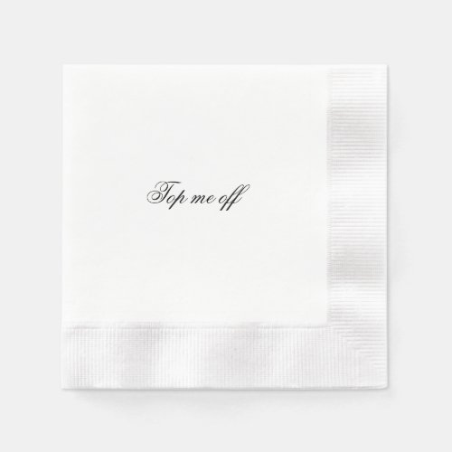 CUSTOMIZABLE paper napkin 