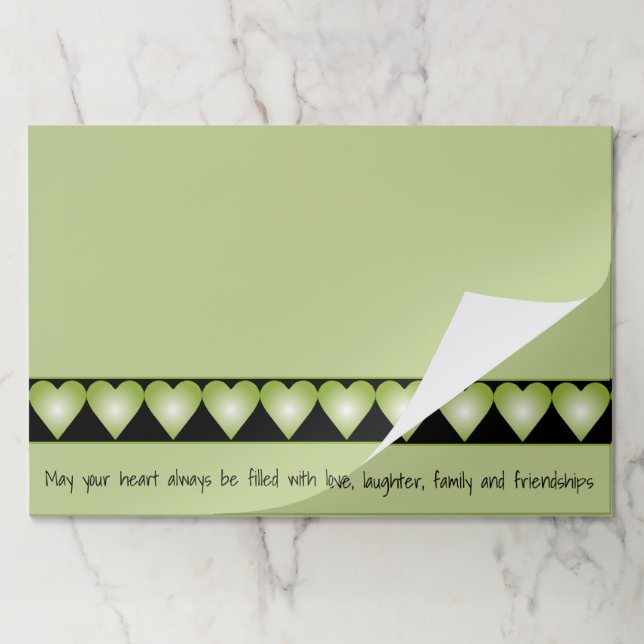 Customizable Paper Placemats  (Folded)