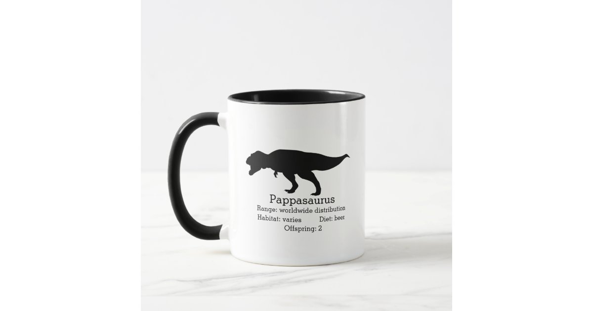 Dadasaurus Coffee Mug Like A Normal Dada But More Rawrsome