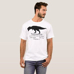 Customizable Pappasaurus Dad T-Shirt