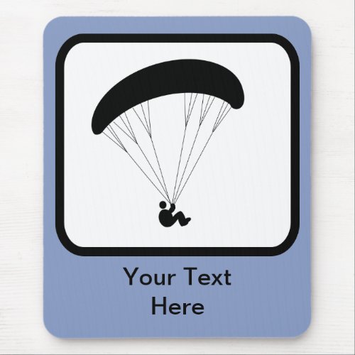 Customizable Paraglider Logo Mouse Pad