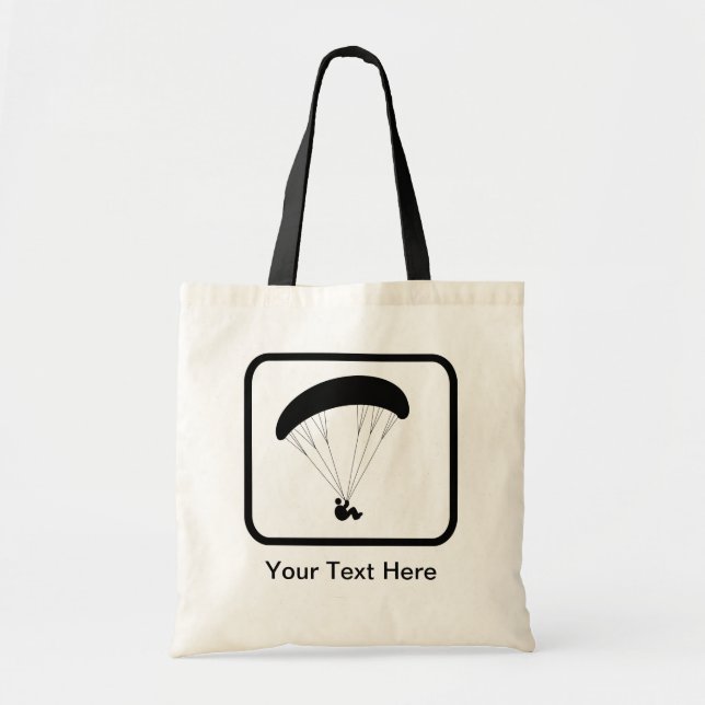 Customizable Paraglider Logo Tote Bag (Front)