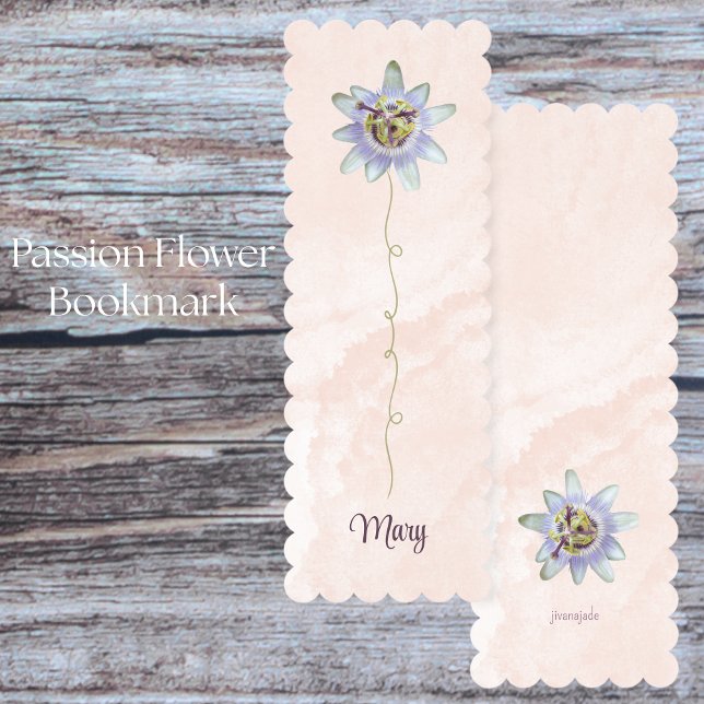 Customizable Passion Flower Bookmarks (Creator Uploaded)