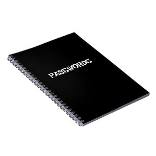 Customizable PASSWORDS Notebook Stylish