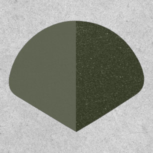 Customizable Patch – Moss Green Textured Split