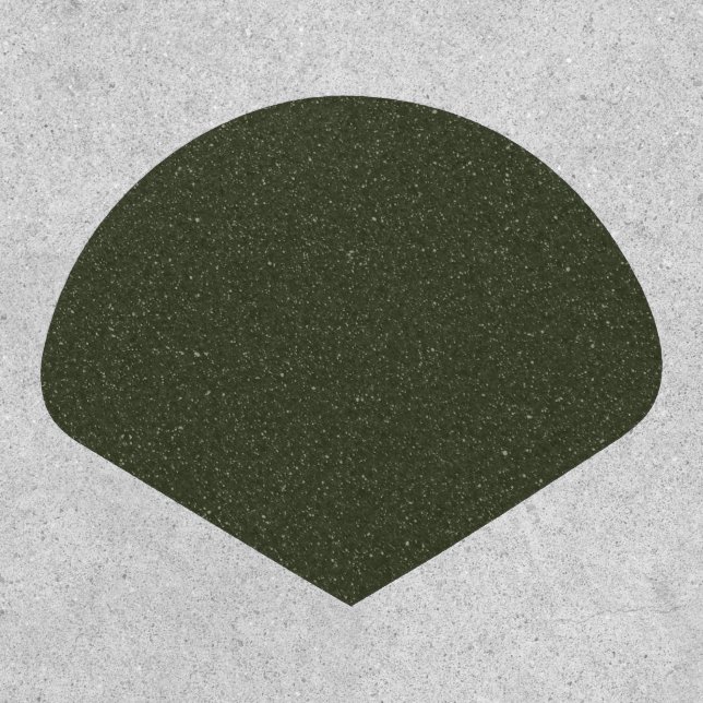 Customizable Patch – Moss Green with Noise Texture (Front)
