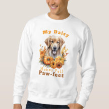 Customizable Paw-fect Autumn Dog Daisy