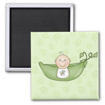 Customizable Pea In A Pod Magnet by maternity_tees at Zazzle