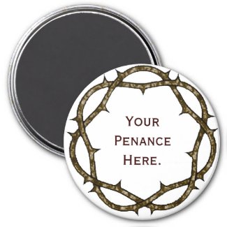 Customizable Penance Magnet for Lent