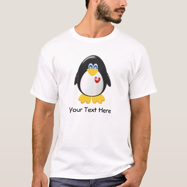 Customizable Penguin T-Shirt (Front)