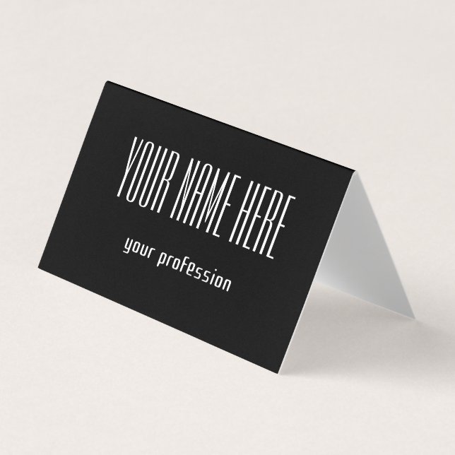 Customizable personal business card (Front)