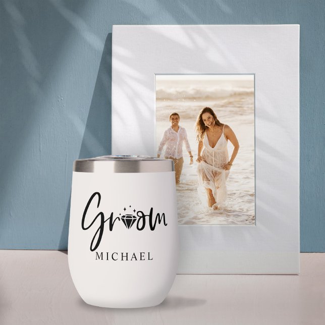 Customizable personal Groom and Bride Water Bottle (Creator Uploaded)