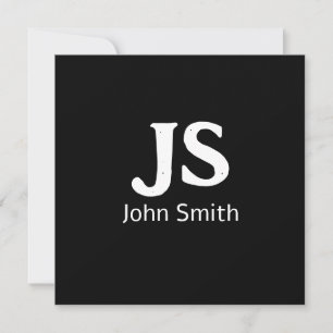 Customizable personal initials