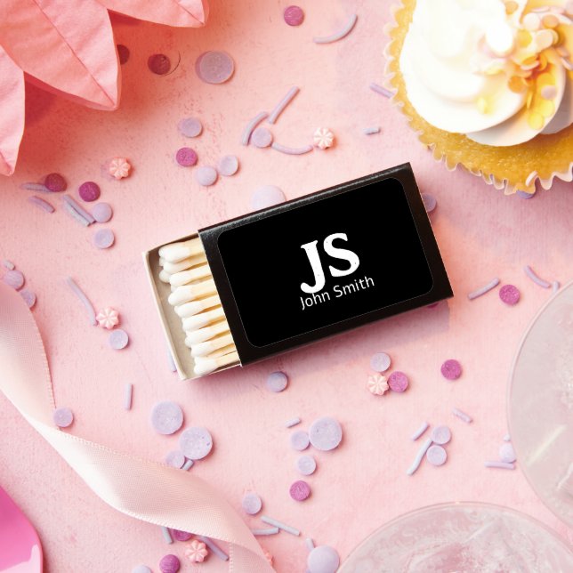 Customizable personal initials matchboxes (Insitu)