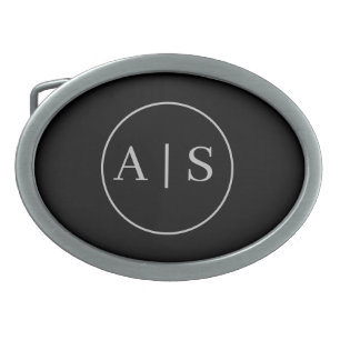 Customizable personal name belt buckle