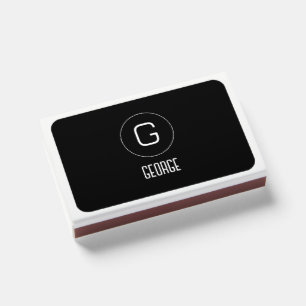 Customizable personal name logo  matchboxes