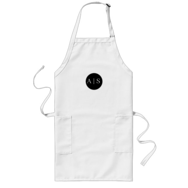 Customizable personal name long apron (Front)