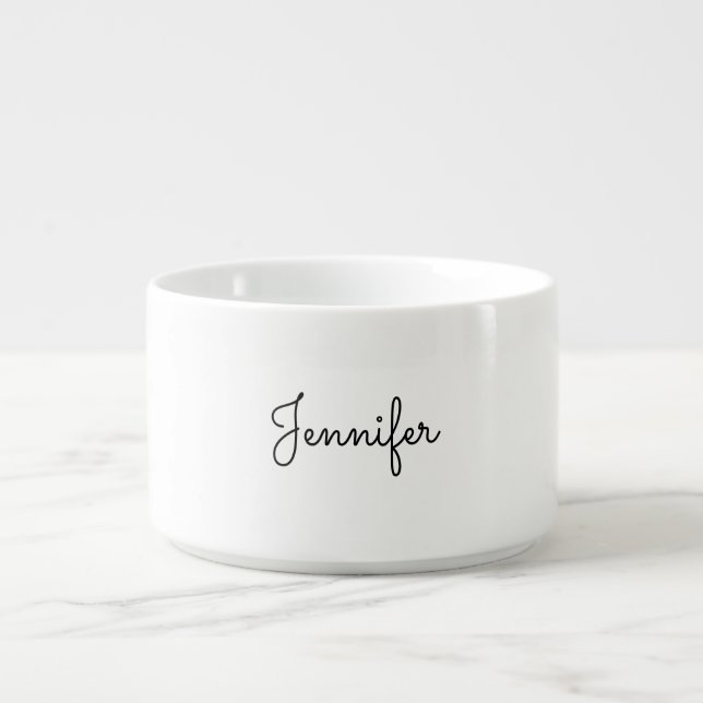 Customizable personal name, Personal name Bowl (Center)