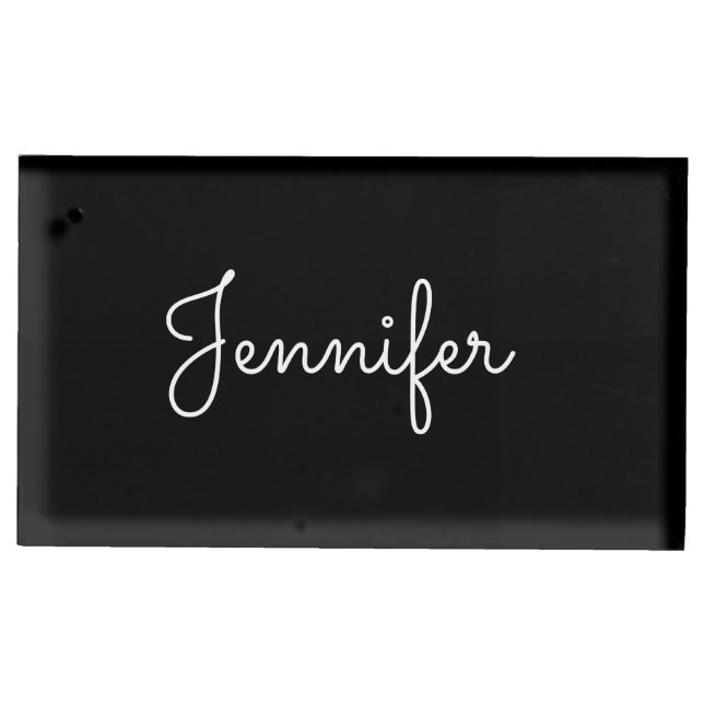 Customizable personal name, Personal name Place Card Holder (Front)