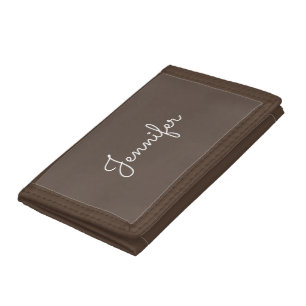 Customizable personal name, Personal name Tri-fold Wallet