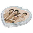 Customizable personal photo compact mirror